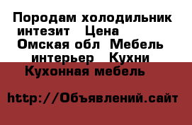 Породам холодильник интезит › Цена ­ 5 000 - Омская обл. Мебель, интерьер » Кухни. Кухонная мебель   